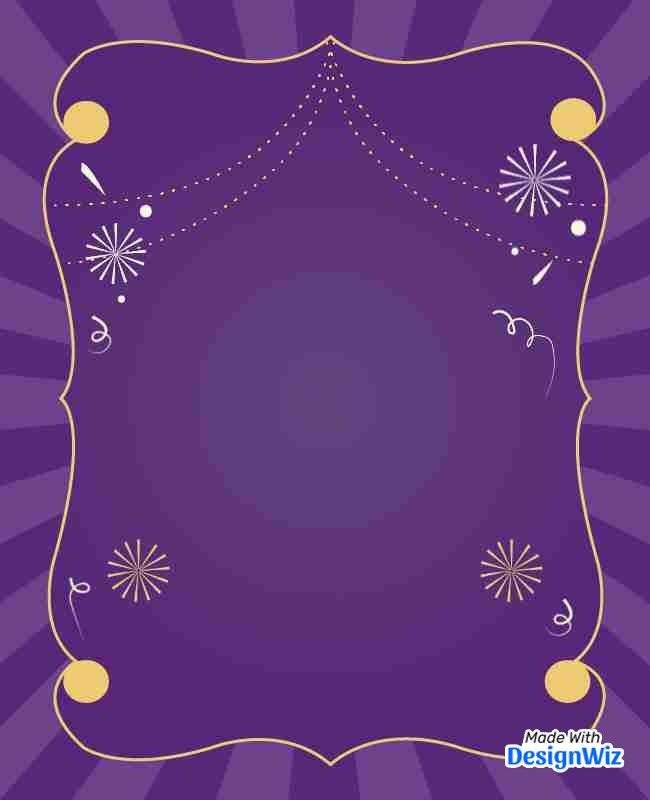purple mardi gras image frame