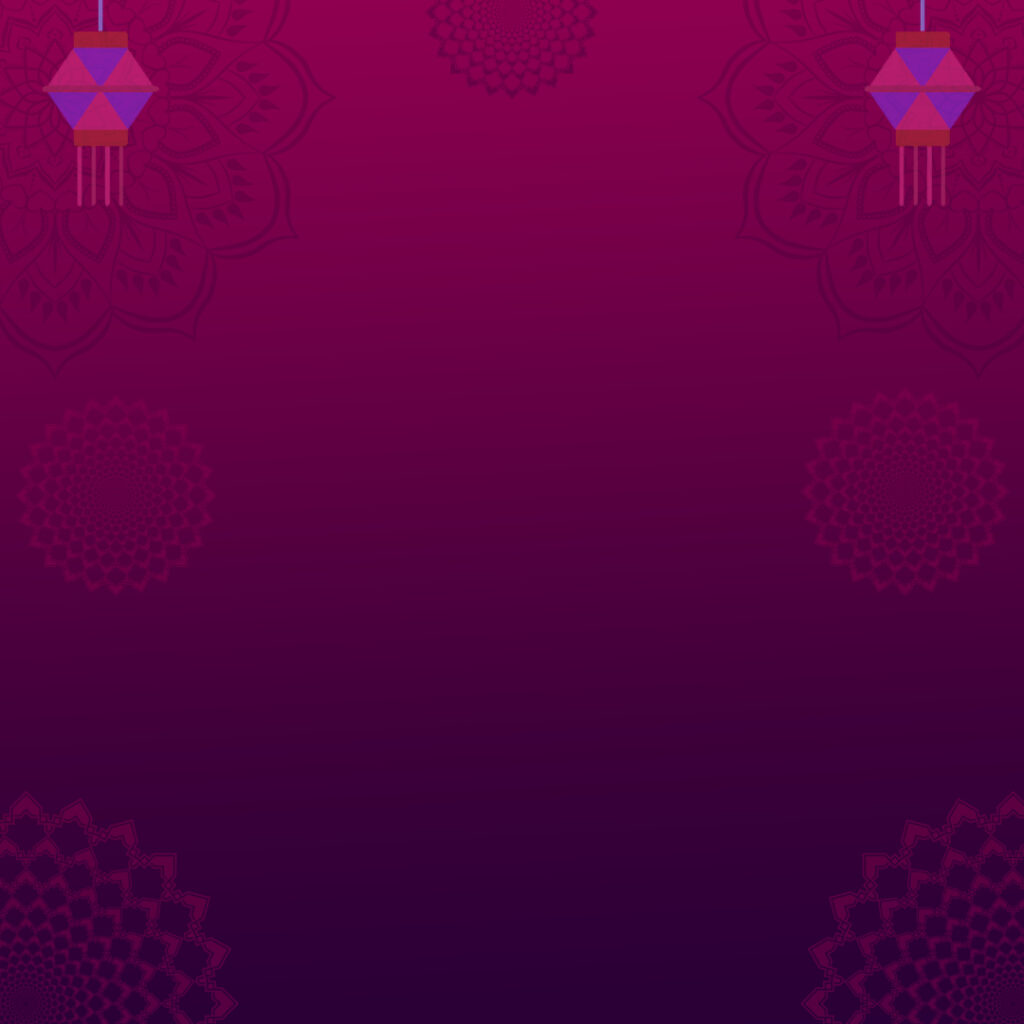 Purple To Pink Gradient Diwali Instagram Post