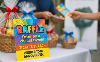 raffle flyer distribution optimization for service providers