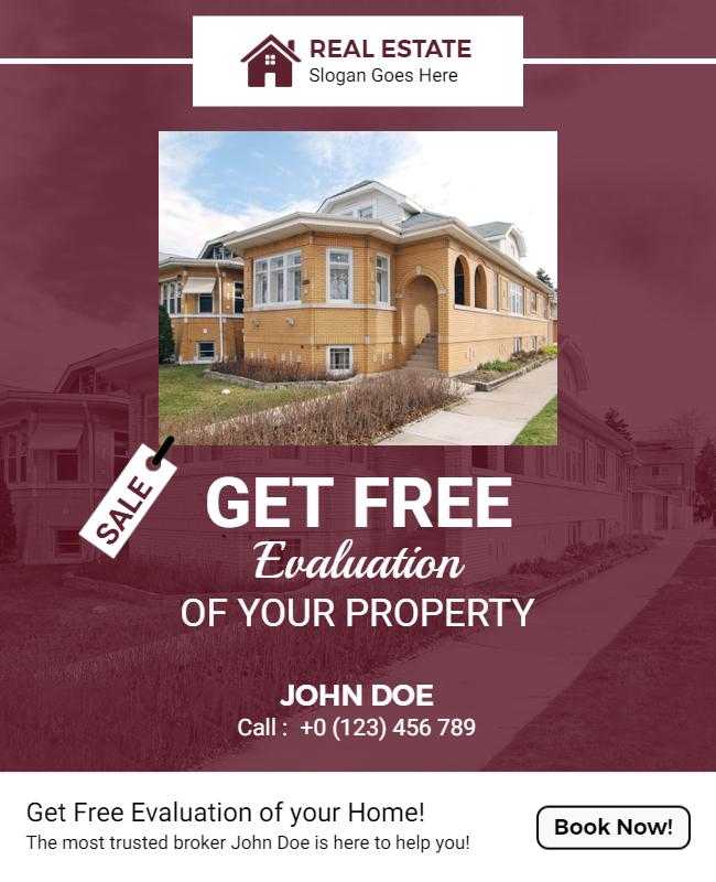 Free Property Evaluation Flyer Template