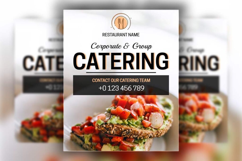 Restaurant Catering Flyer Template