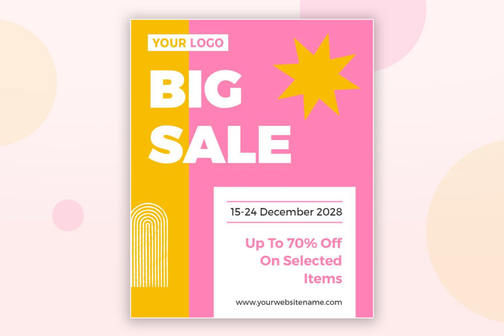 Retail Big Sale Promotion Flyer Template