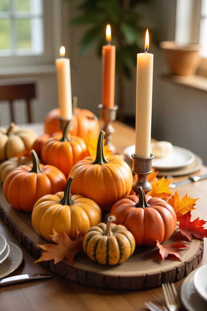 Rustic Thanksgiving DIY Centerpiece Tutorial Image