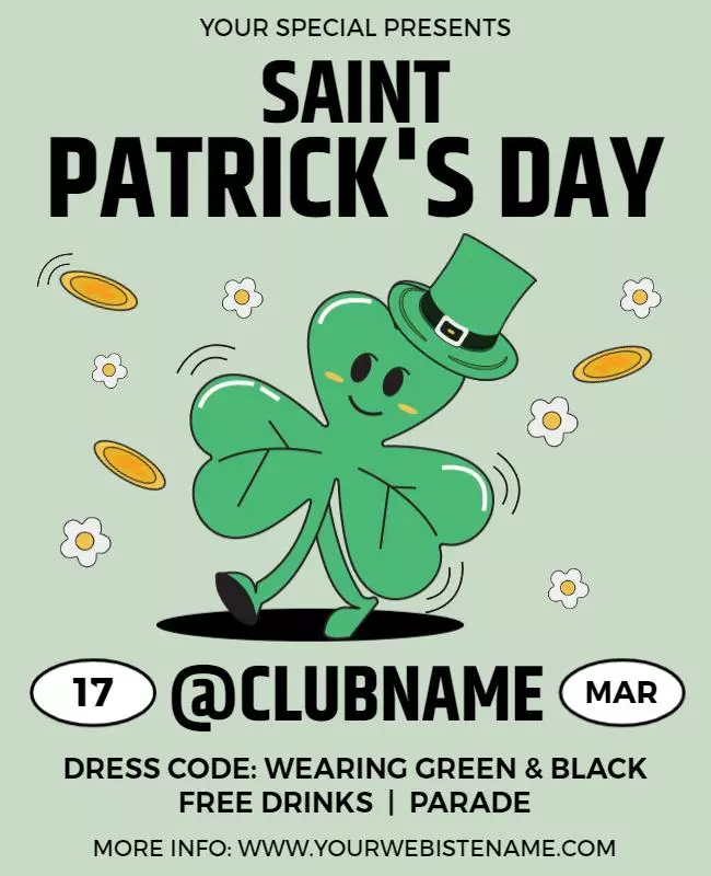 St. Patrick’s Day Celebration Flyer Design