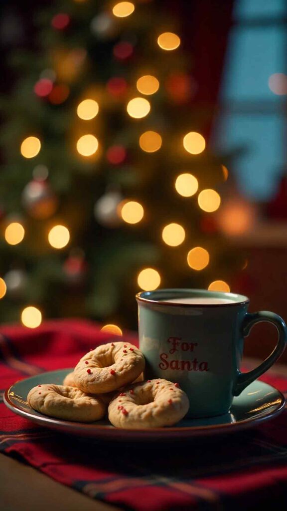 Santas Snack Table Background