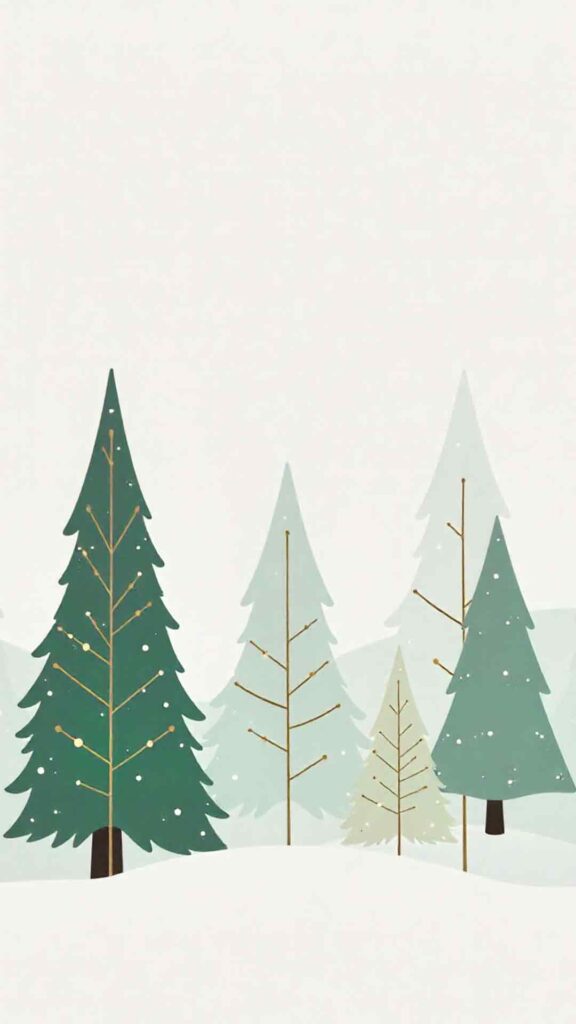 Scandinavian Sage And Gold Minimal Background