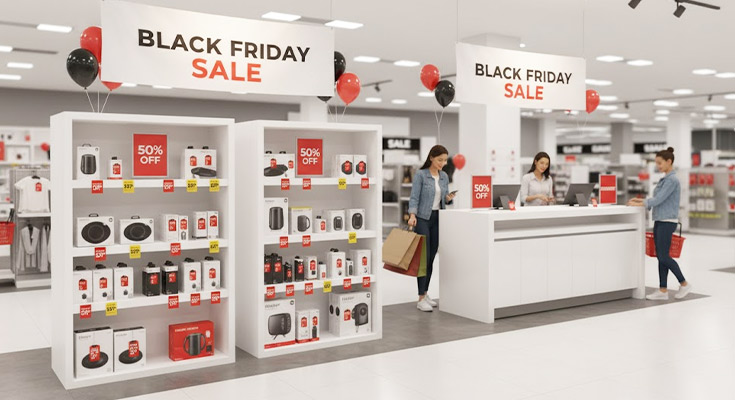 Seasonal Black Friday Flyers For Customer Data Capture