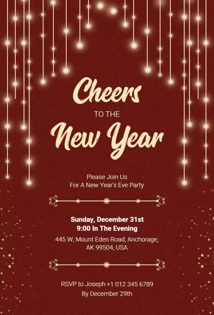 Social Media New Year Post