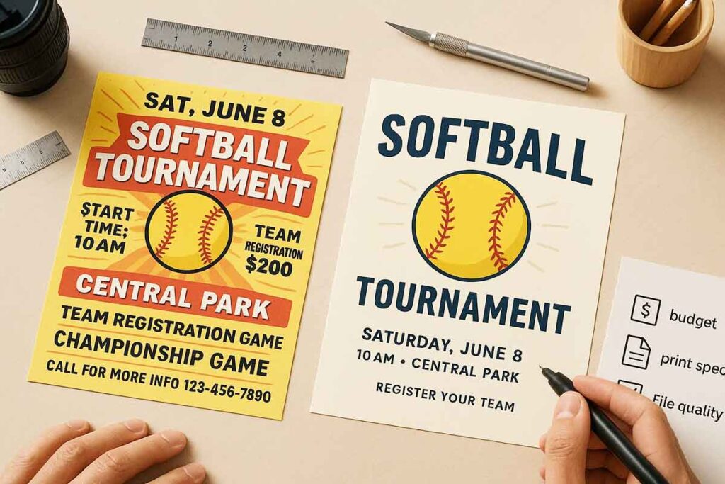 Common softball budget mistakes infographic