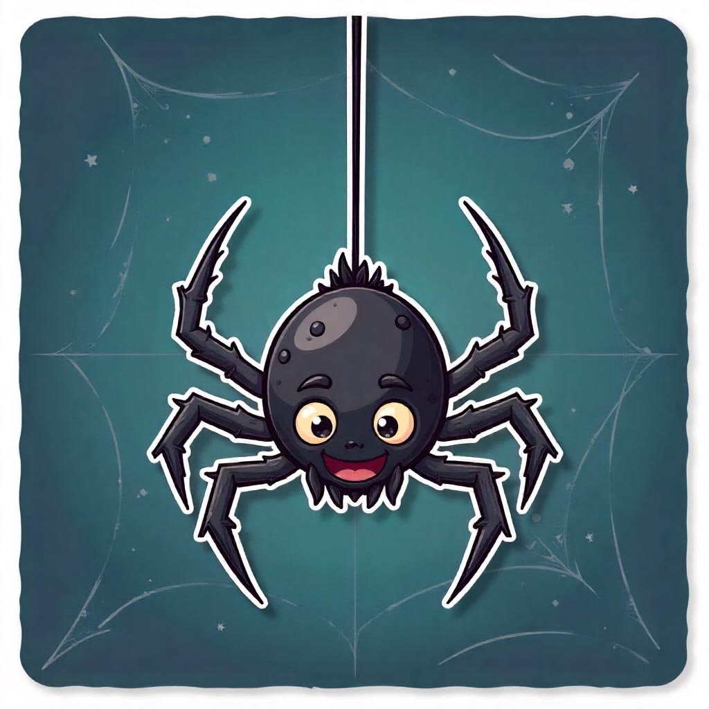 Spider And Web Icon