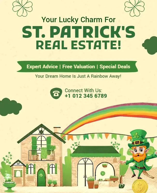 Patricks Real Estate Promotion Flyer