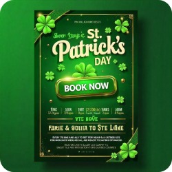 CTA on St Patricks' Day Template