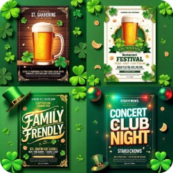 Flyer Style to St. Patrick Day Event