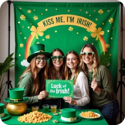  Patrick’s Day Themed Photo Booth