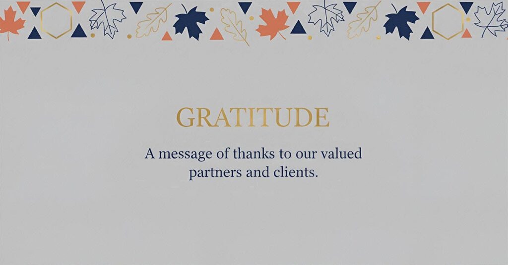 Thanksgiving B2B Communications LinkedIn Images