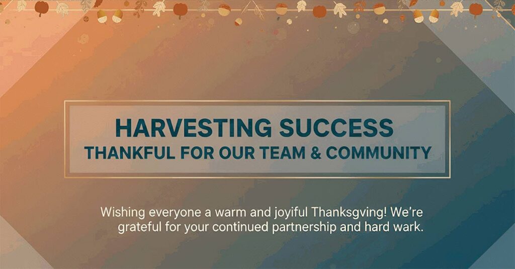 Thanksgiving Business Announcements LinkedIn Images
