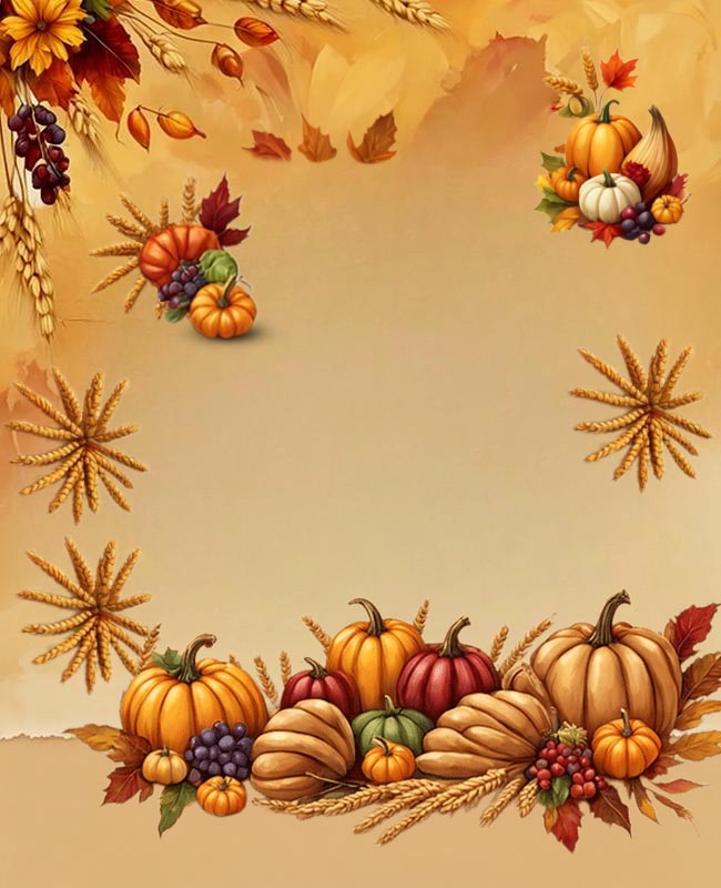 Thanksgiving Harvest Festival Family Template