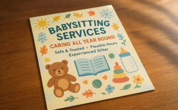 Babysitting Flyer Content That Attracts Year-Round Clients