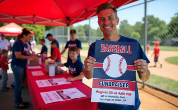 Baseball Fundraiser & Event Flyer Promotion Frameworks