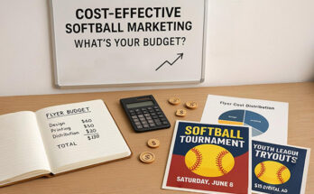 Cost-Effective Softball Flyer Marketing