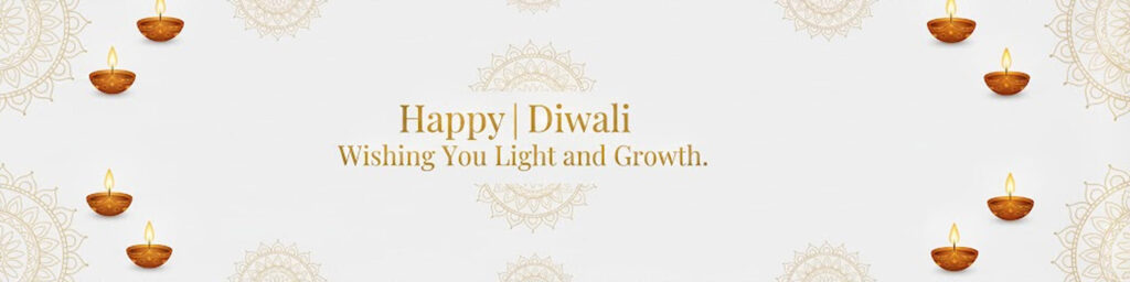 Professional Corporate Look Diwali LinkedIn Banner