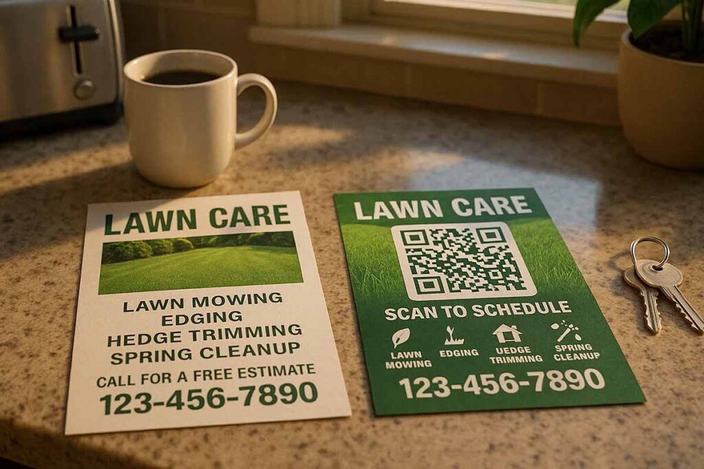 Traditional vs digital lawn care distribution methods