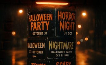 typography tips for better halloween flyer