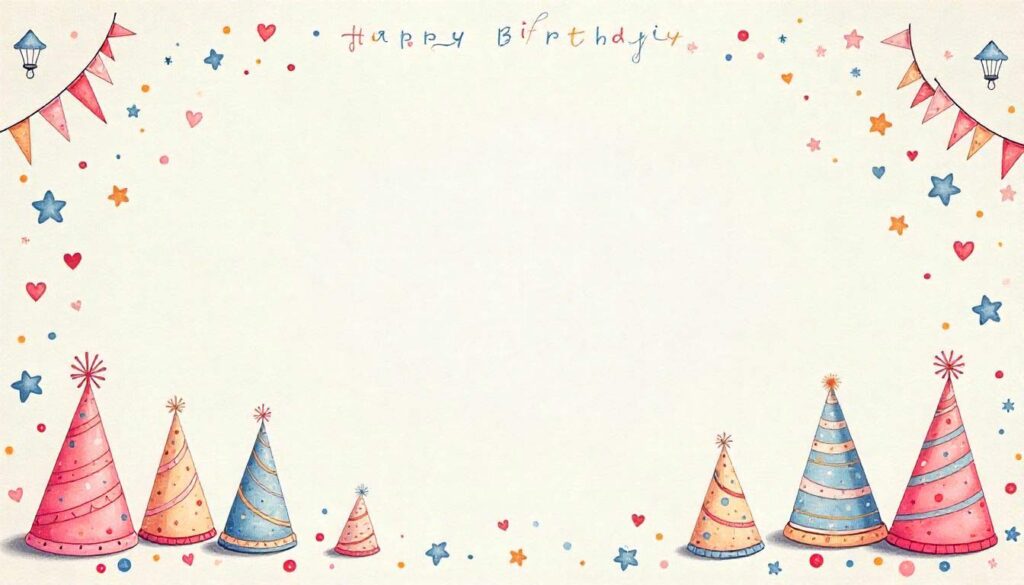 Customizable Birthday Background
