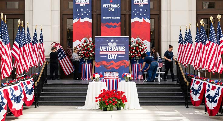 Veterans Day Marketing Flyers for Event Planners