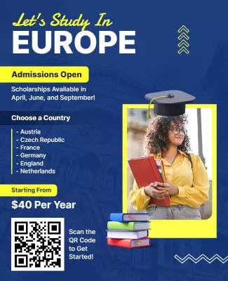 vibrant-blue-education-study-abroad-opportunity-poster-template