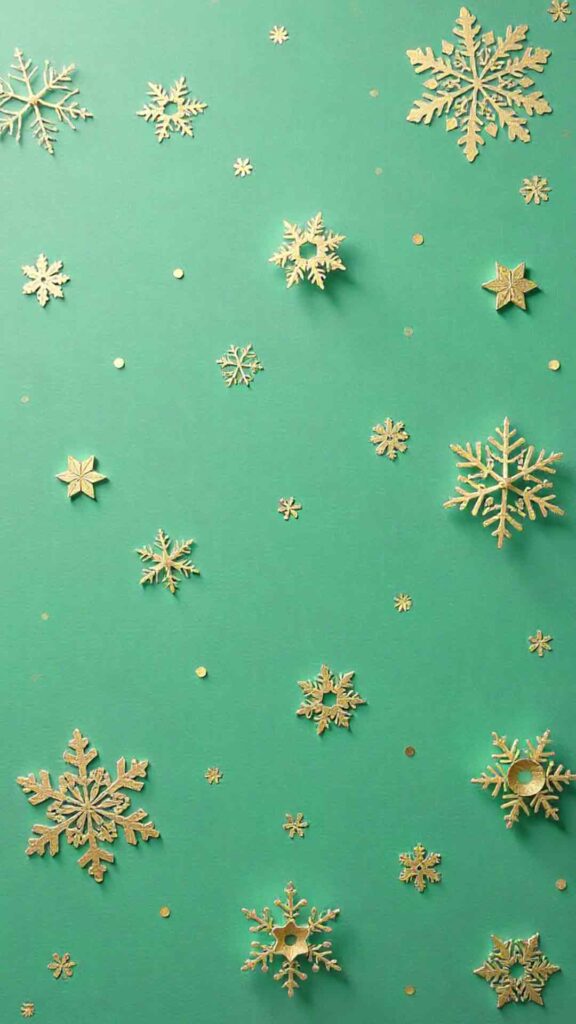 Vintage Gold Foil And Sage Paper Texture Background