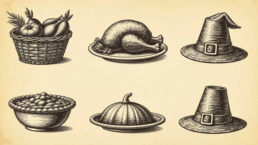 Vintage Thanksgiving Icon Collection