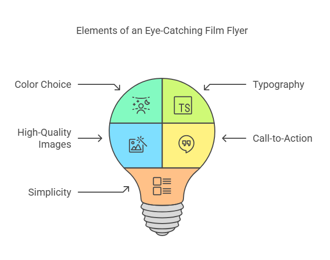 Tips for creating eye-catching film flyers with bold design and clear details