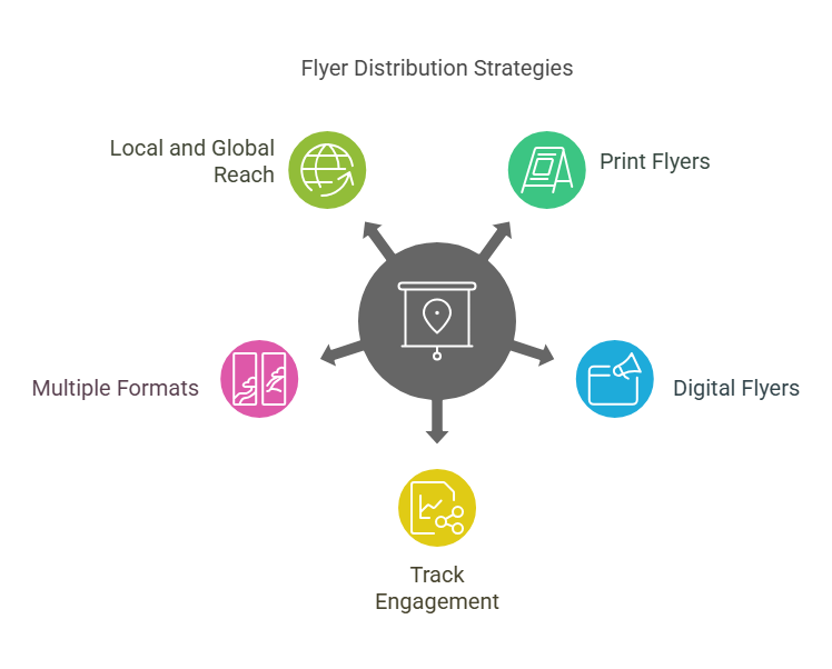 Tips for maximizing flyer reach with both print and digital versions for local and global impact