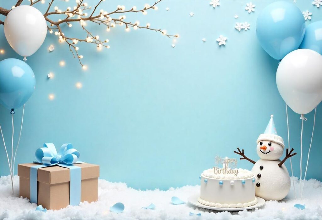 Seasonal Birthday Background