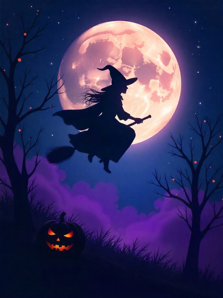 Witch-themed Poster Background