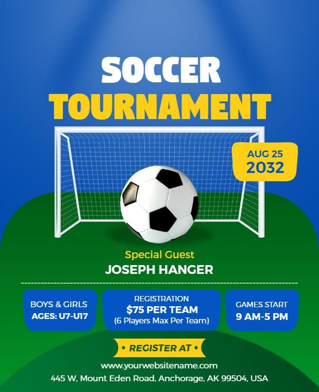 Soccer Tournament Flyer