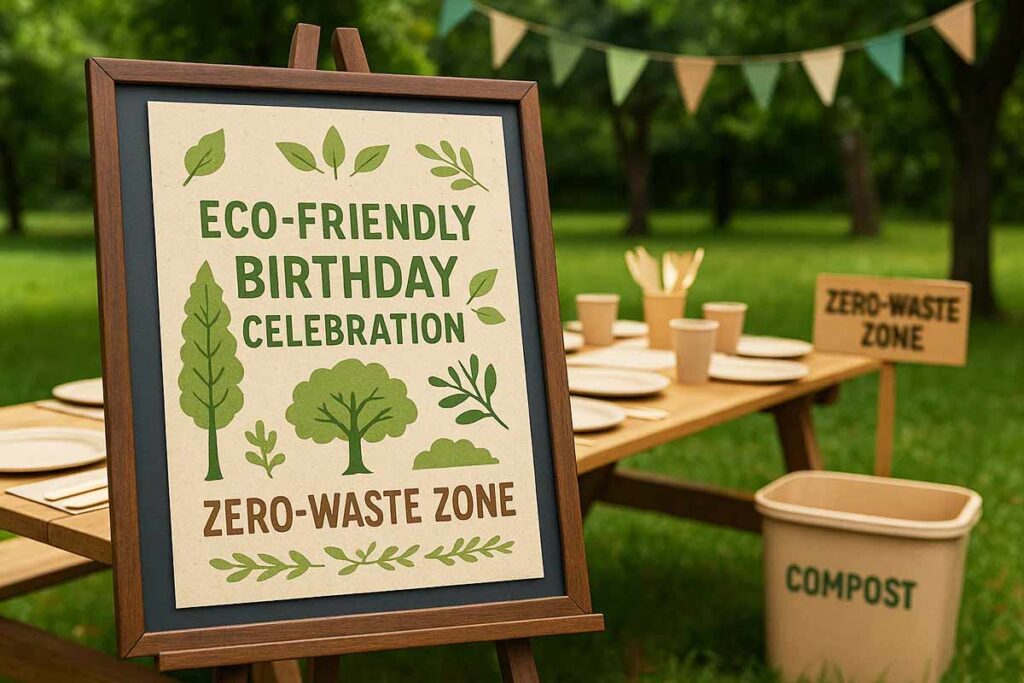 Zero Waste Party Setup